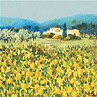 Hazel Barker Lemon Grove Tuscany painting